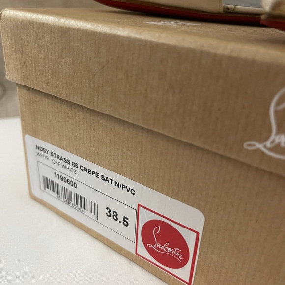 Christian Louboutin heels Nosy Strass 85 Off White - Picture 2 of 13